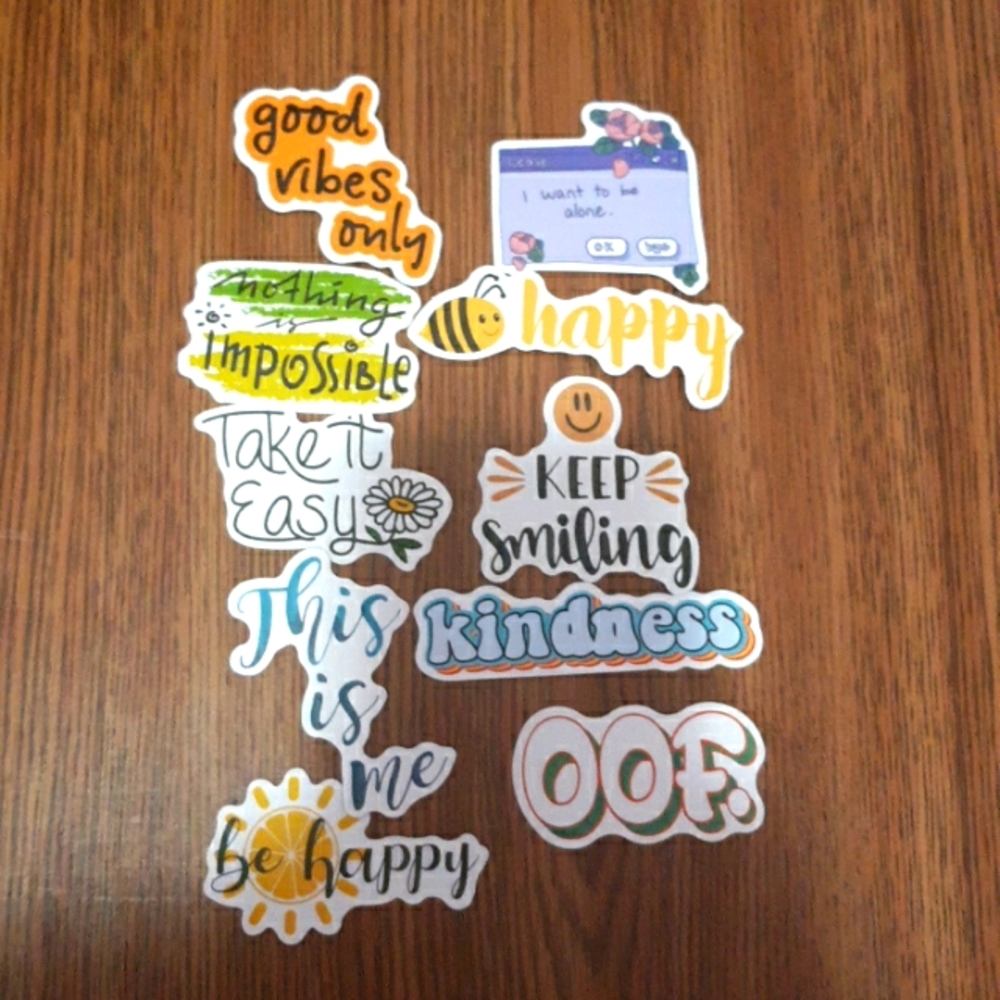 Saying stickers